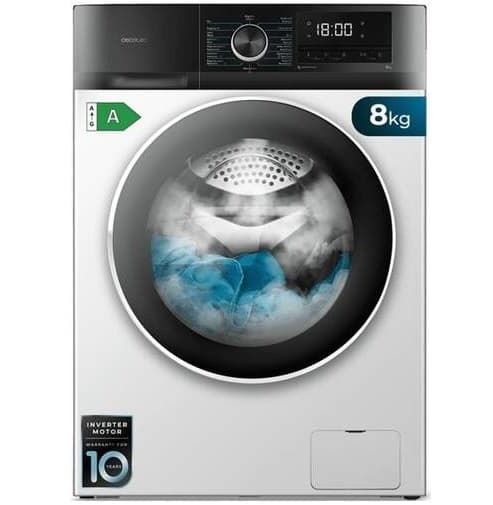 Lavadora Cecotec Bolero DressCode 8500 Inverter A