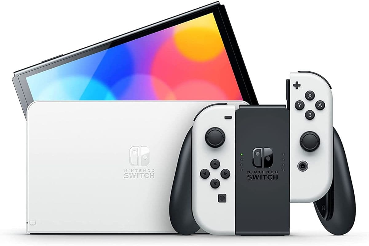 Consola Nintendo Switch, modelo OLED blanco