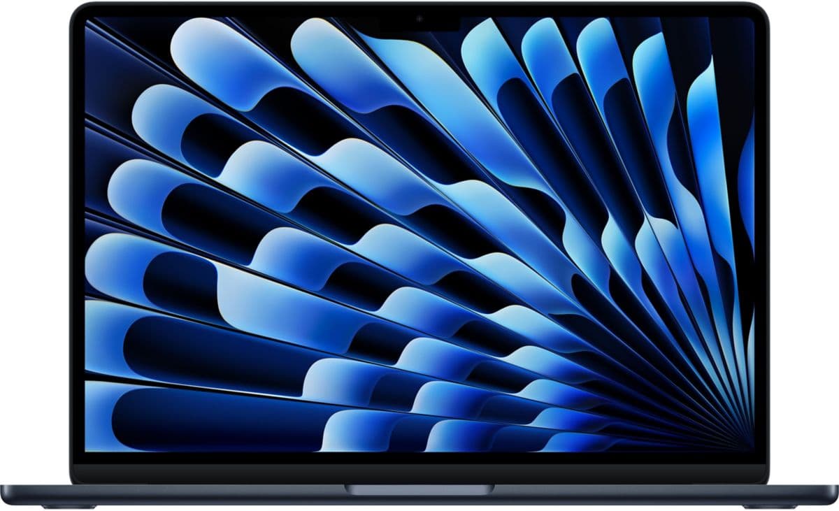 Ordenador Apple MacBook Air de 13,6", chip M4, CPU de 10 núcleos / GPU de 8 núcleos, 16 GB de RAM, almacenamiento SSD de 1 TB, pantalla Retina, color 