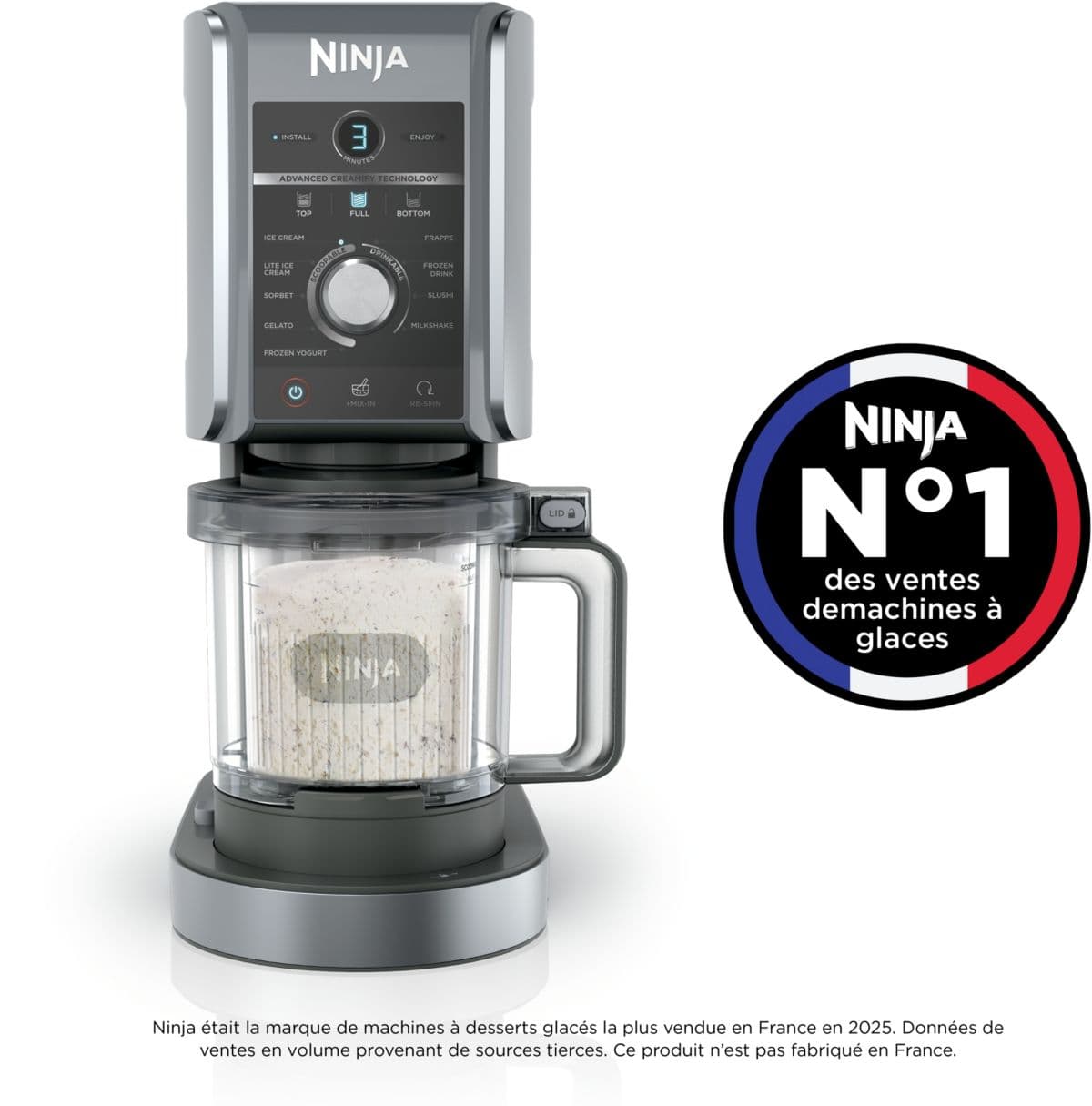 Máquina para hacer helados NINJA Creami Deluxe NC502EU