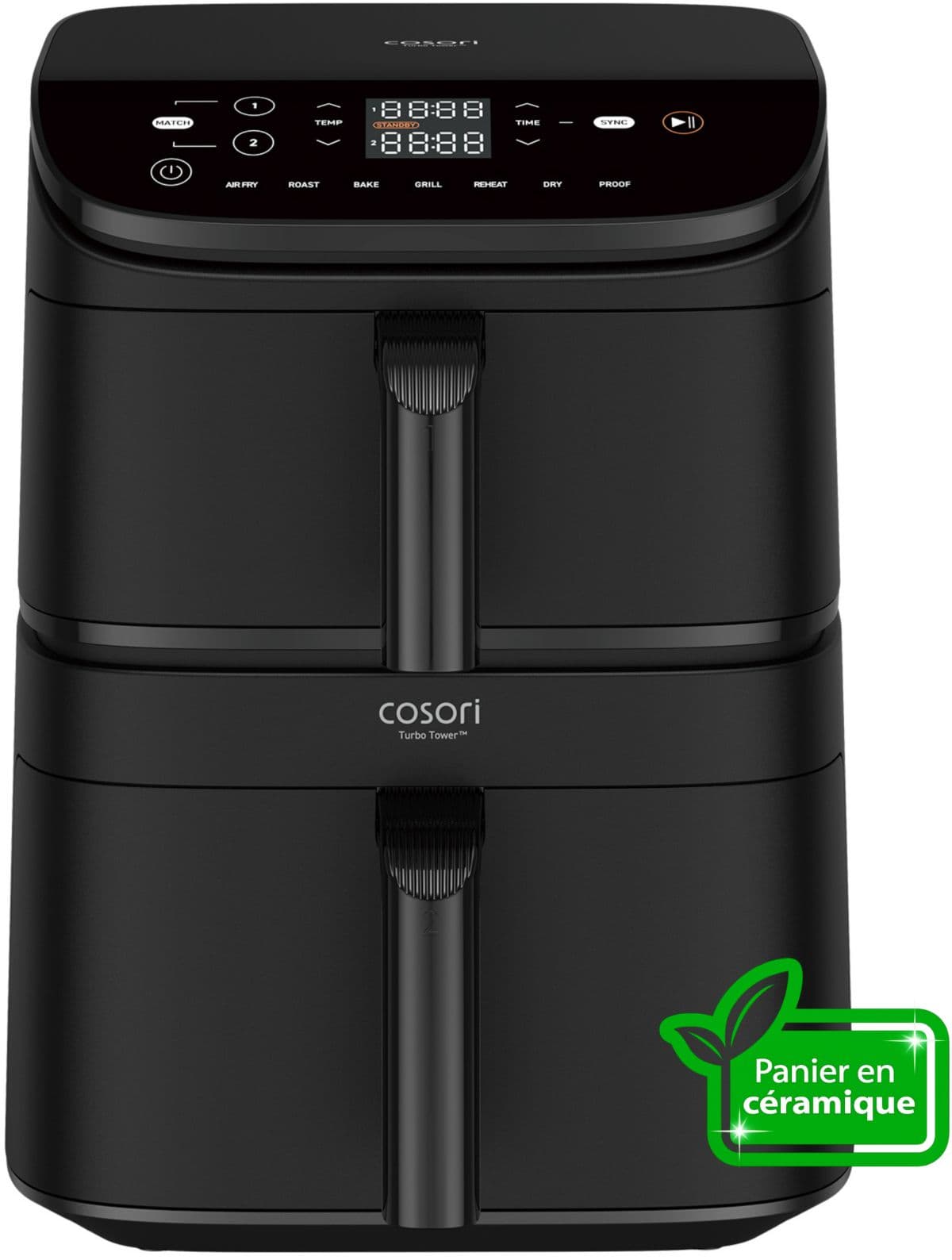 Freidora de aire COSORI Turbo Tower de 10,8 litros KAAPAFCSNEU0001Y Albahaca