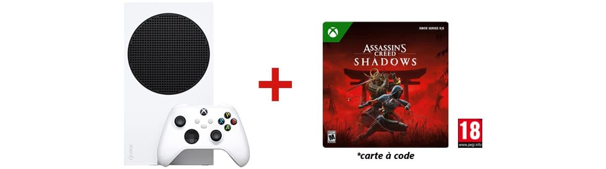 Consola MICROSOFT XBOX SERIES S + Assassin's Creed Shadow