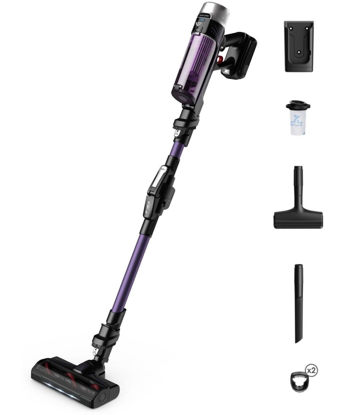 Aspiradora inalámbrica ROWENTA X Force Flex 9.60 con kit antialérgico RH2039WO
