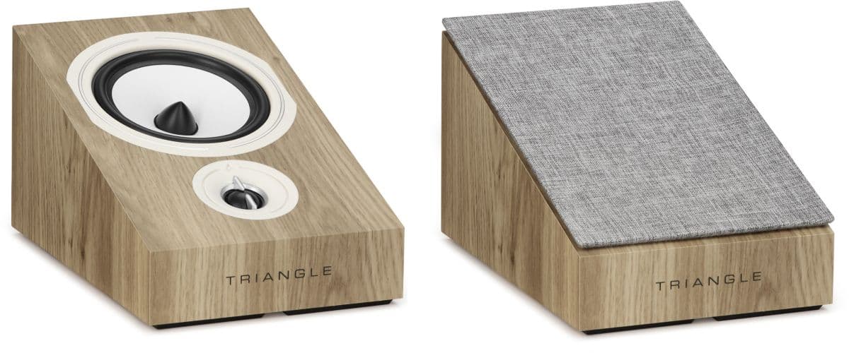 Altavoz envolvente TRIANGLE BRA1 de roble claro