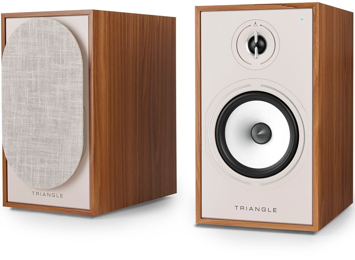 Altavoz de estantería activo TRIANGLE BR03 Connect Oak