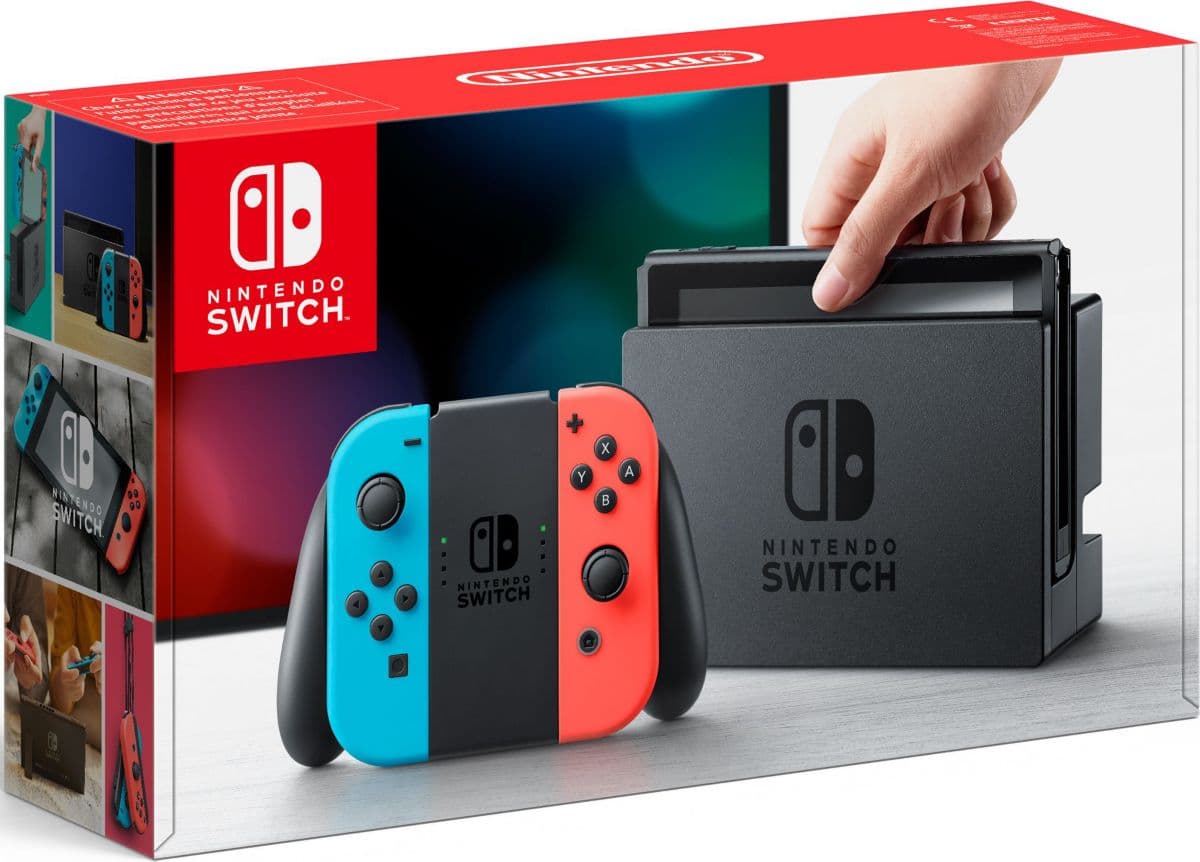 Consola Nintendo Switch azul reacondicionada de 2017