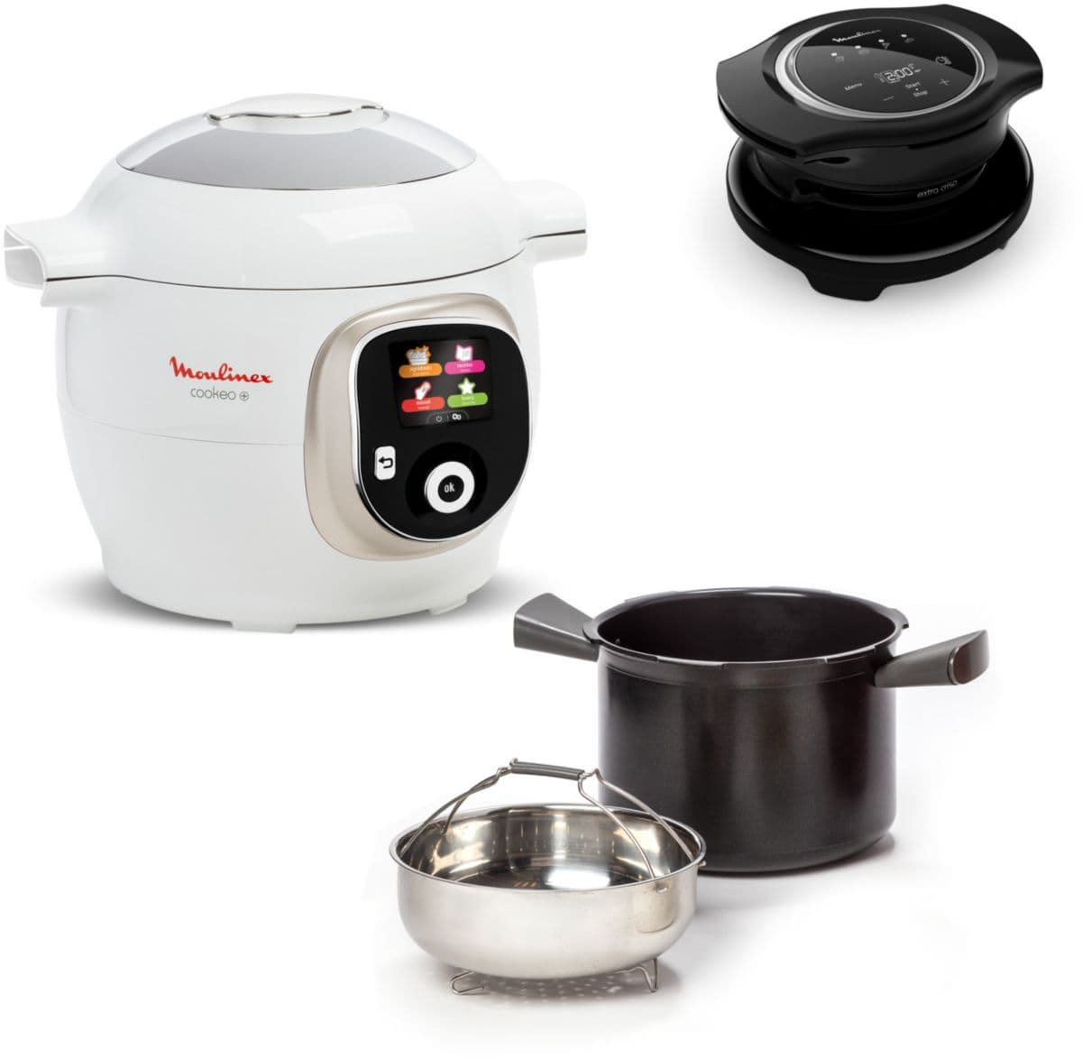 Cookeo MOULINEX COOKEO BLANCO 180R + Extra Crujiente YY5584FB