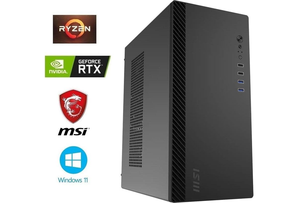 PC para juegos MSI Pro R7-RTX5060-32GB-1TB