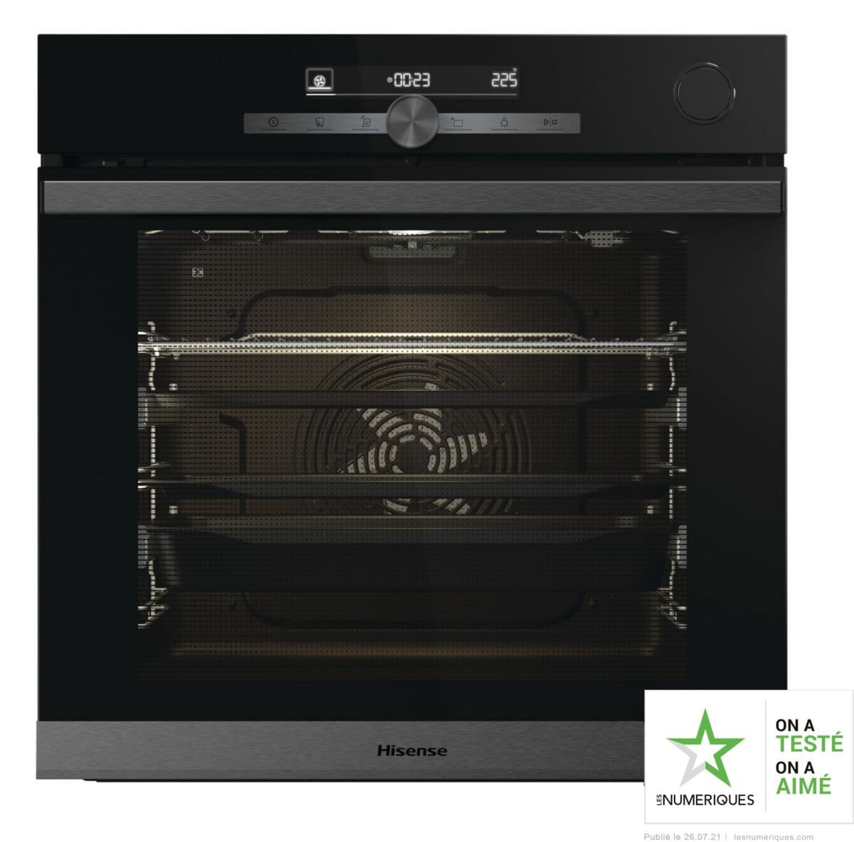 Horno empotrable HISENSE O643PG con función de vapor.