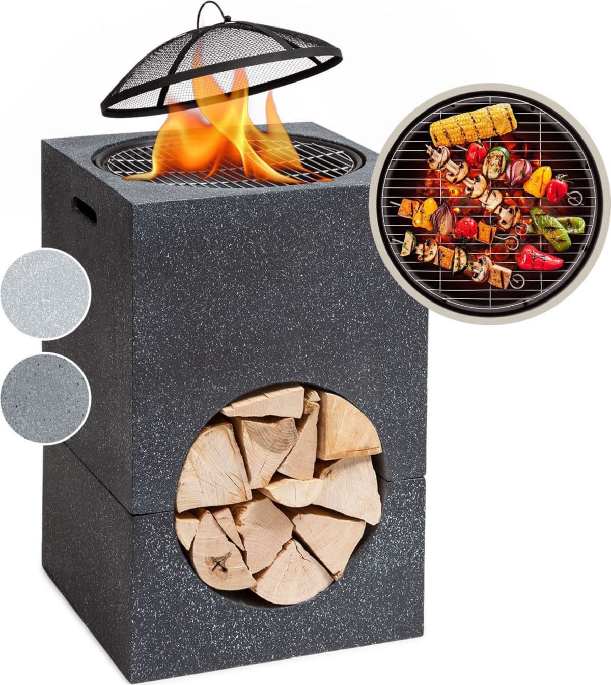 Brasero BLUMFELDT Monolith - Negro