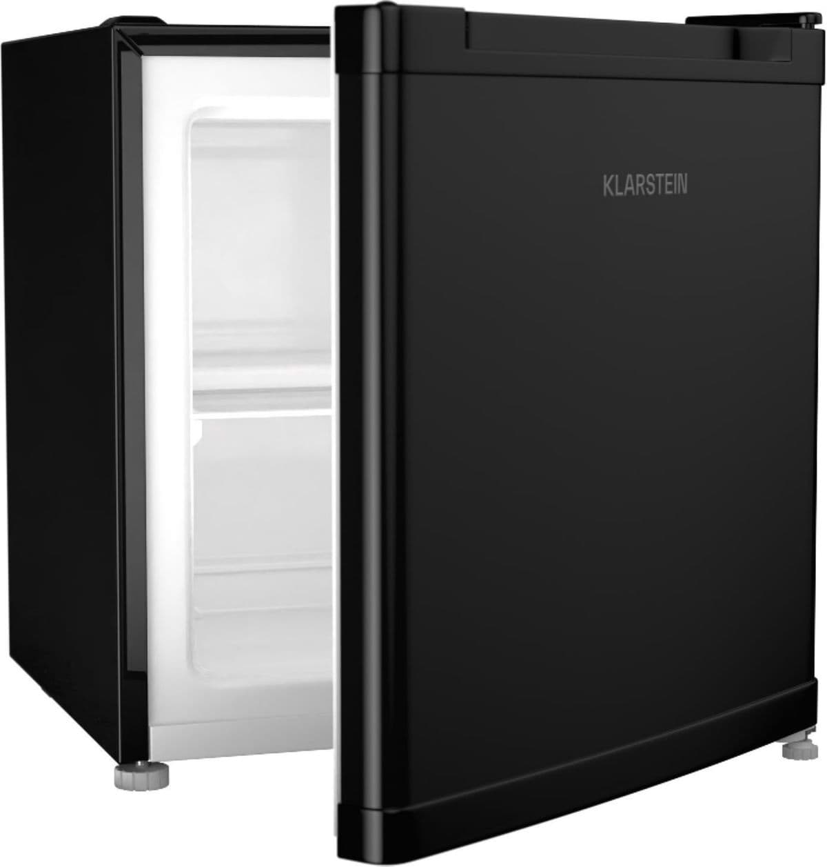 Mini congelador 2 en 1 KLARSTEIN Irene de 31 L, compacto, de bajo consumo energético, color negro.