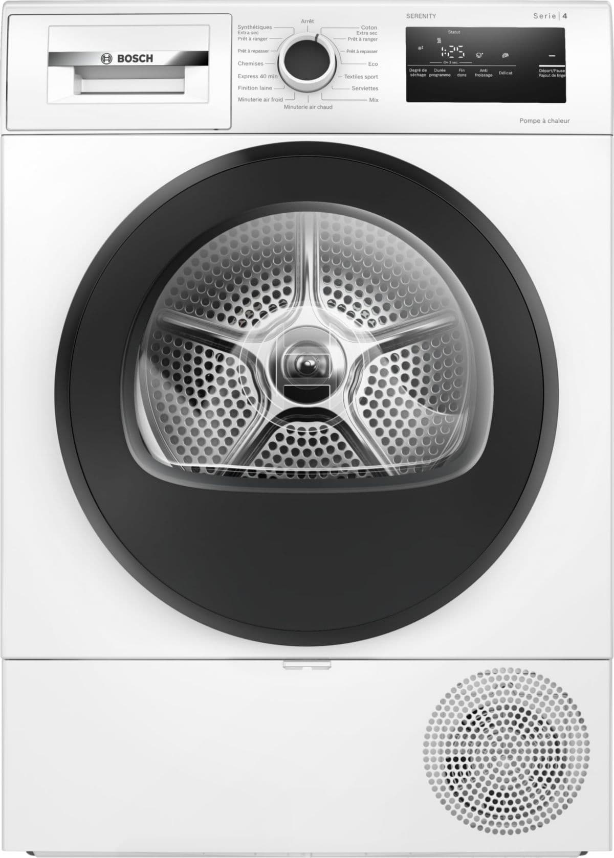 Secadora de ropa con bomba de calor BOSCH WTH8520BFR Serie SERENITY 4