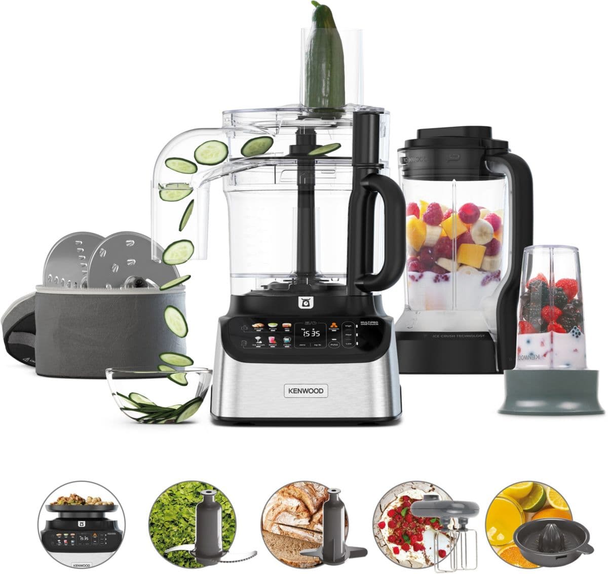 Robot multifunción KENWOOD MultiPro OneTouch FDM73.850SS