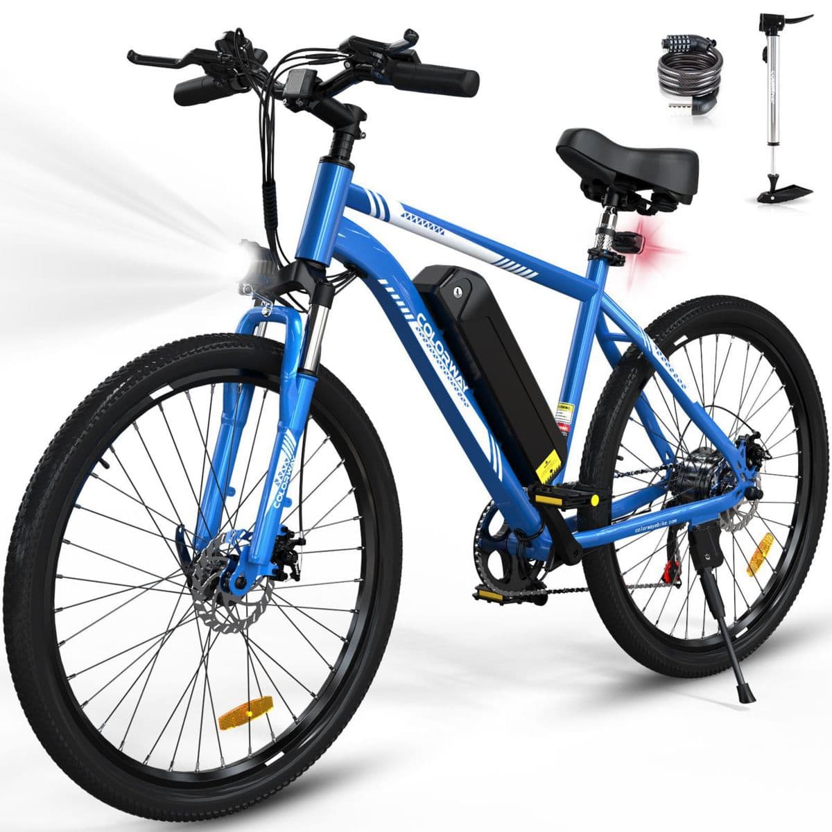 Bicicleta eléctrica COLORWAY COLORWAY de 26" azul 15AH