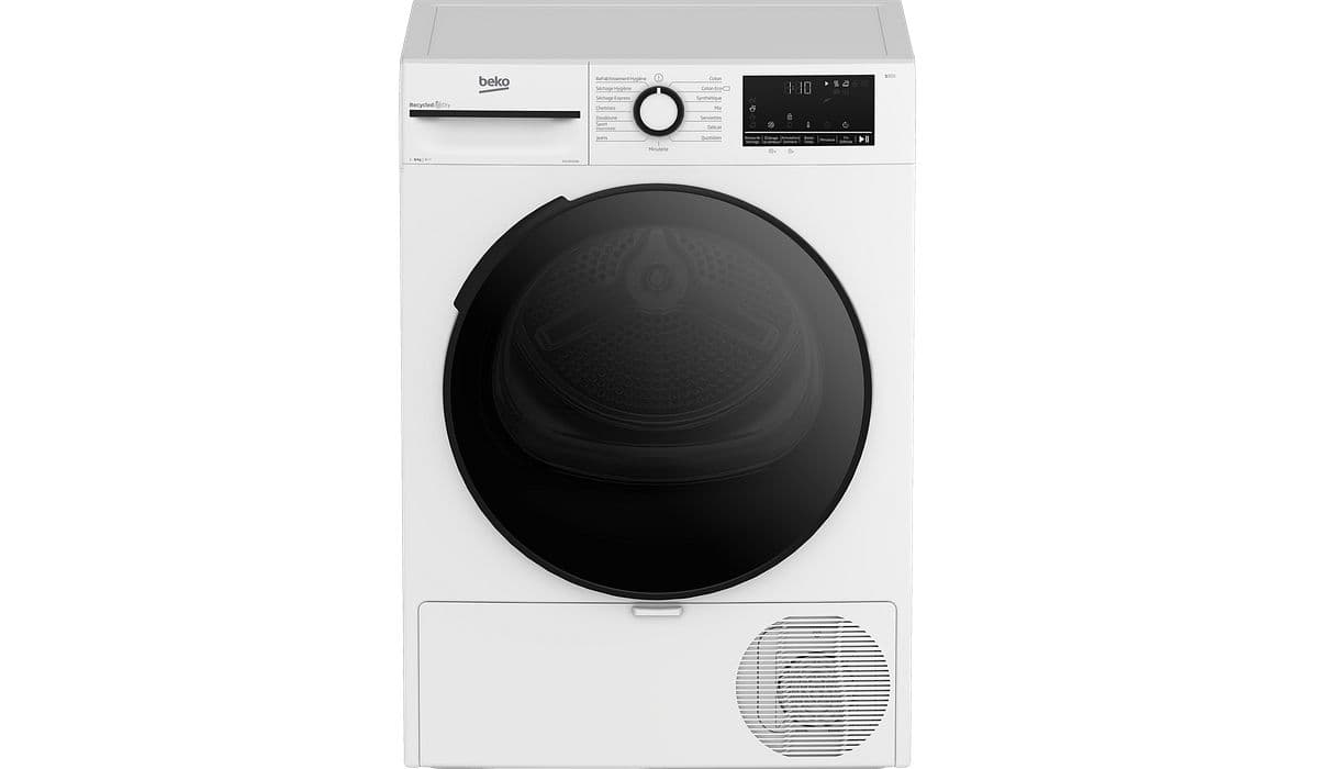 Secadora con bomba de calor BEKO D3H29D93WC