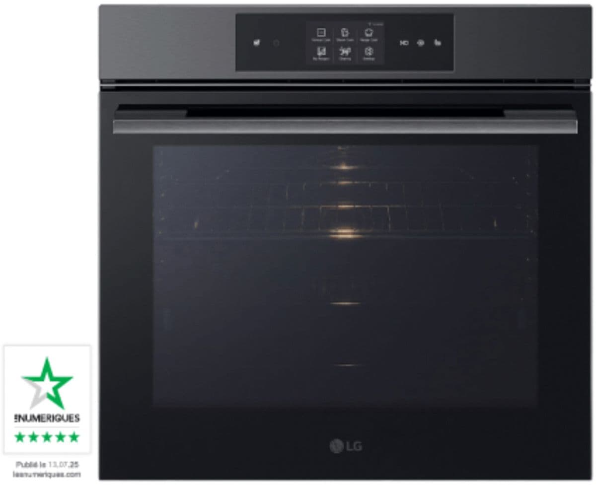 Horno empotrable LG WS9D7673CB Instaview con función de vapor.