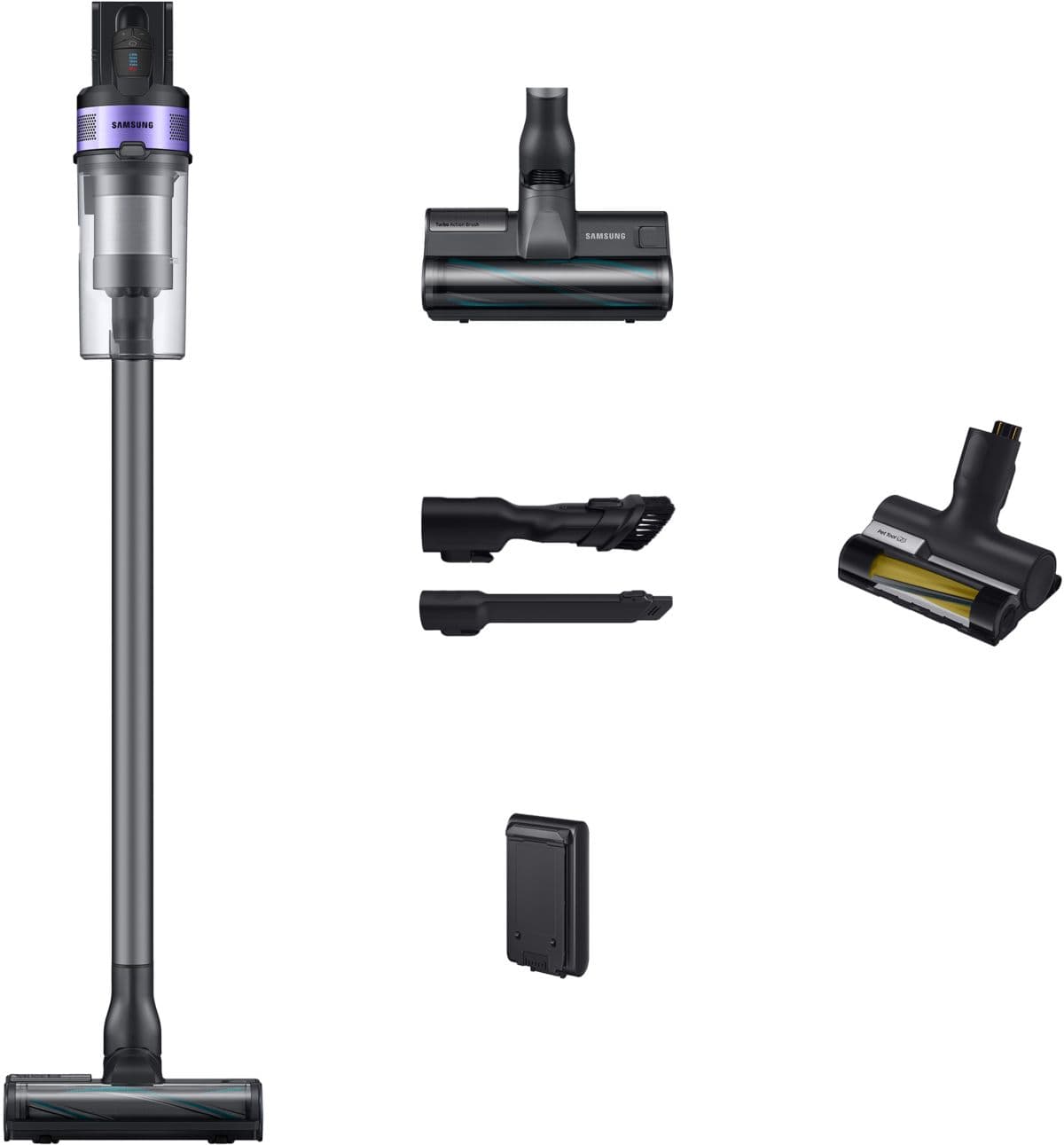 Aspiradora inalámbrica SAMSUNG Jet 75E Pet VS20B75BGR4