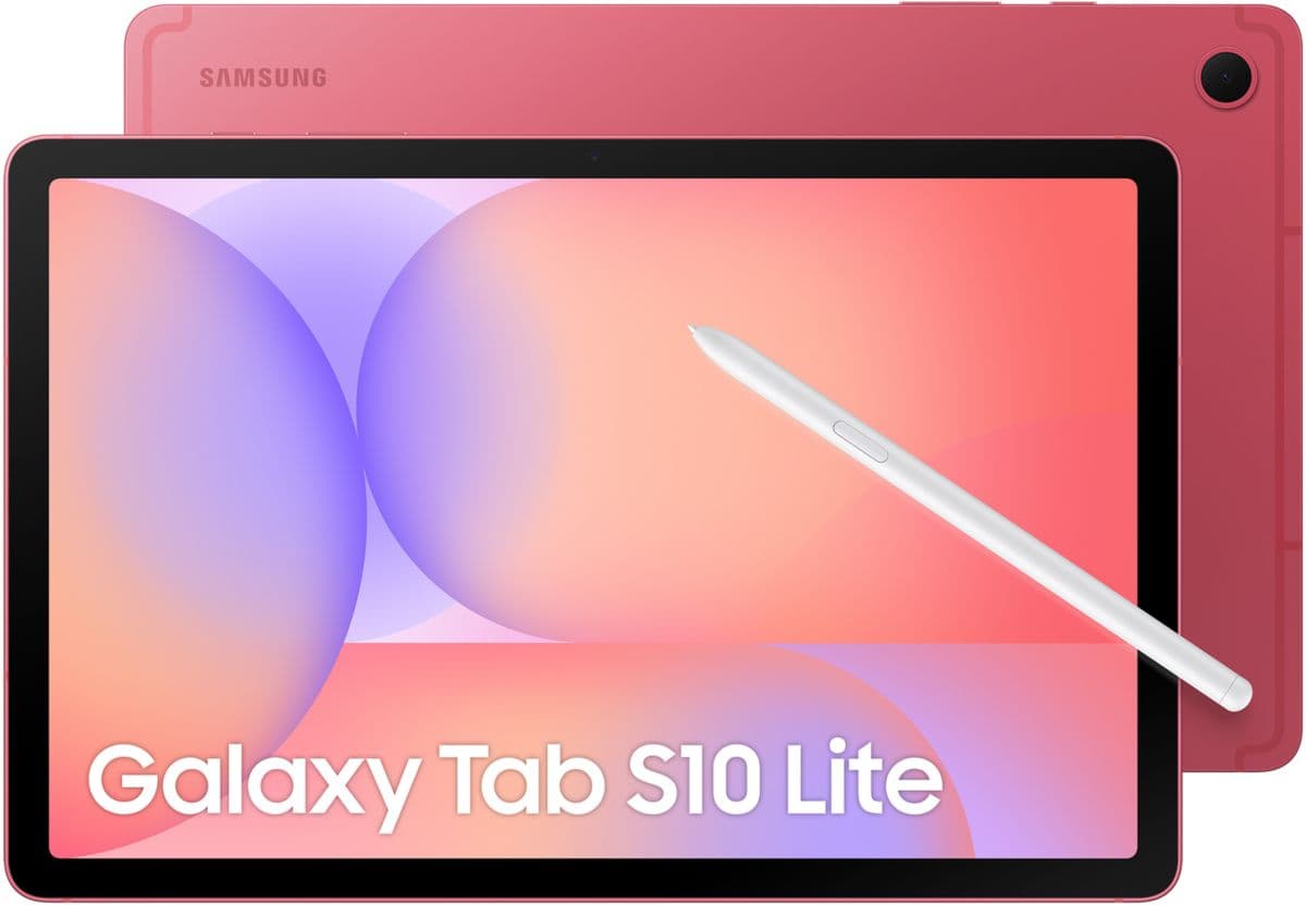 Tableta Android Samsung Galaxy Tab S10 Lite de 10,9", WiFi, 128 GB, roja, con Galaxy AI