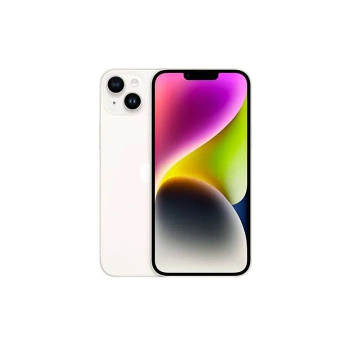 Apple iPhone 14 de 128 GB, blanco, reacondicionado (calidad económica).