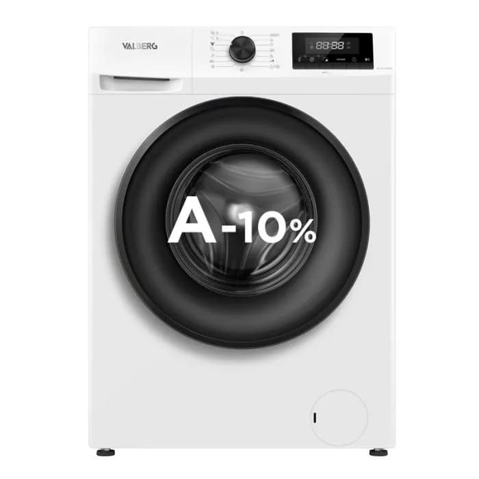 Lavadora de puerta de 7 kg VALBERG WF 714 A-10 W180C