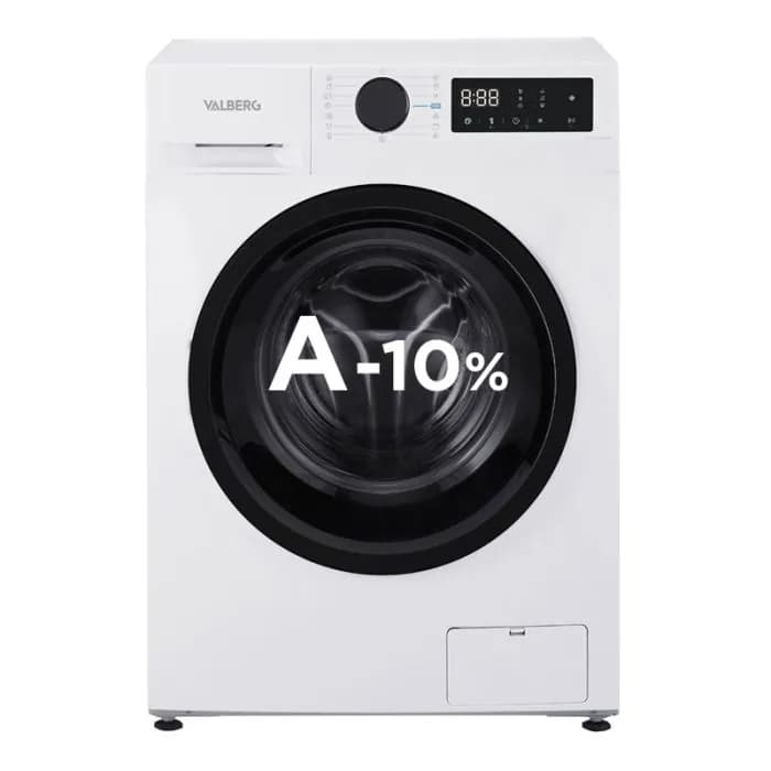 Lavadora de carga frontal VALBERG WF 1014 A-10 W566C de 10 kg