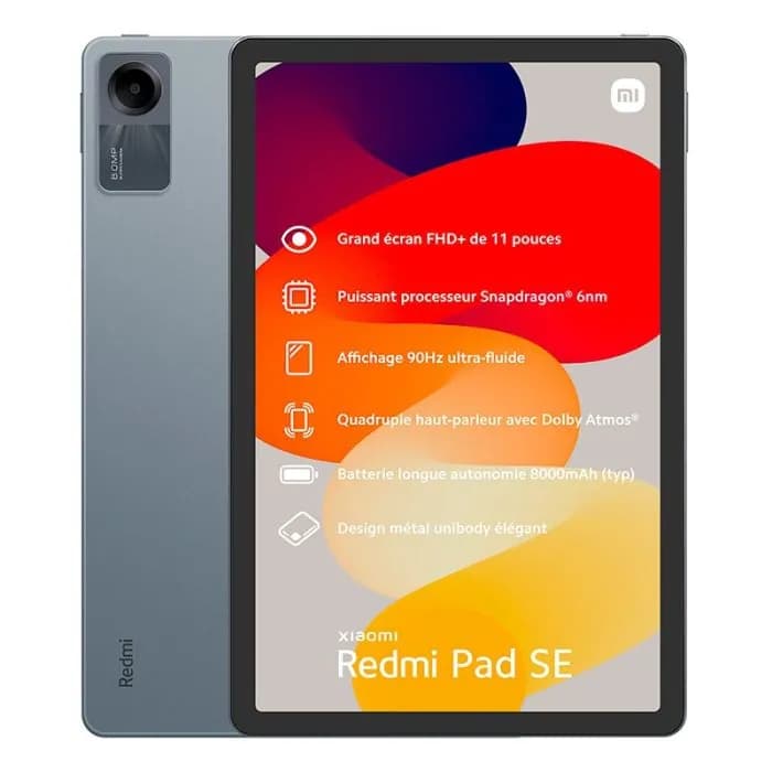 Tableta XIAOMI Redmi PadSE de 11" y 128 GB, color negro
