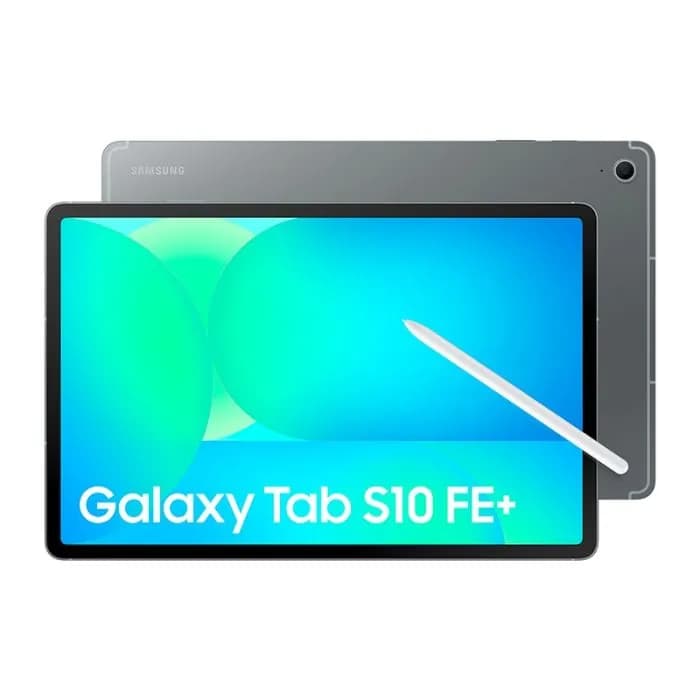 Tableta SAMSUNG Galaxy Tab S10FE+ de 13,1" y 128 GB, color antracita, con lápiz óptico S Pen.