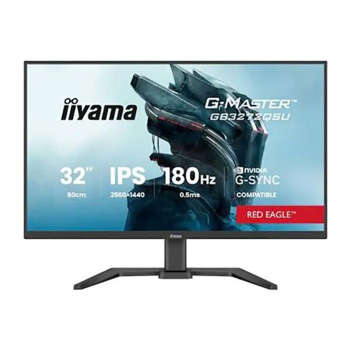 Pantalla para PC de juegos de 32" IIYAMA G-MASTER GB32272QSU-B1-QHD-180Hz/0.5ms