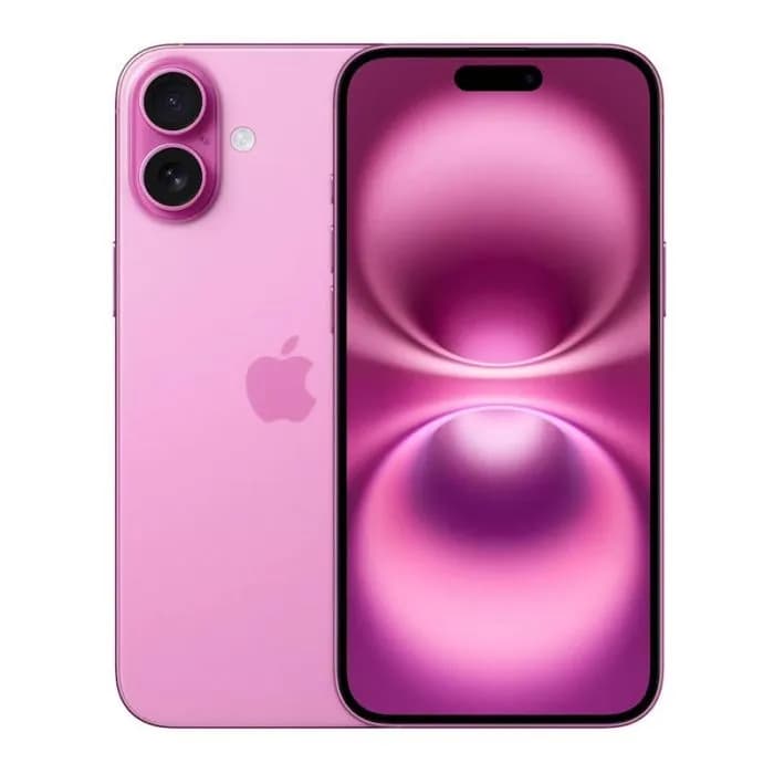 Apple iPhone 16 Plus de 128 GB, color rosa, reacondicionado (Grado A+), con batería nueva.