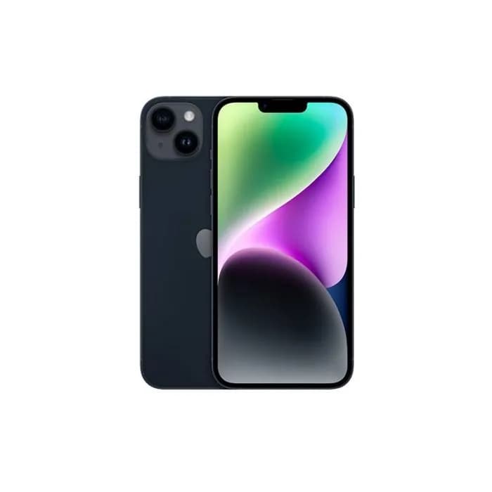 Apple iPhone 14 de 128 GB, color negro, reacondicionado, de grado ecológico, con batería nueva.