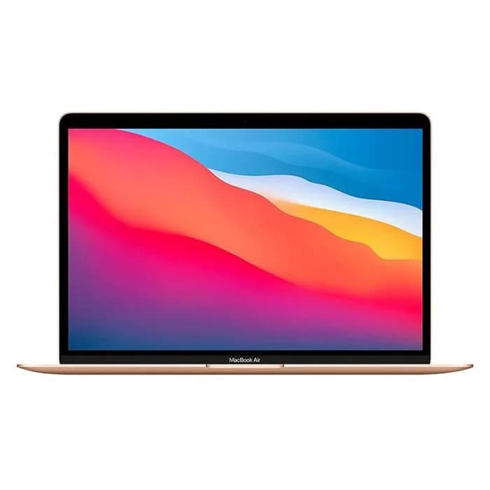 Apple Macbook Air de 133" M1, 8 GB de RAM, 256 GB de almacenamiento SSD, 2020, color oro rosa, reacondicionado, grado A+.