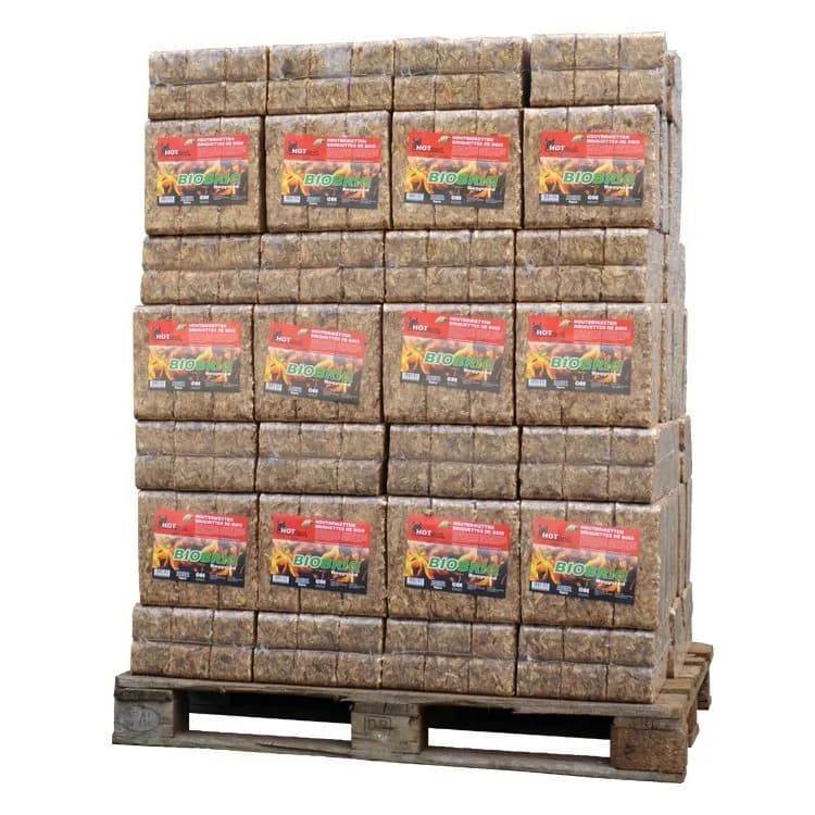 Holzbriketts BioBriq MegaRuf  Palette (972 kg)