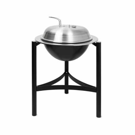 Barbecue charbon inox 1800 + socle 3 pieds - Martinsen