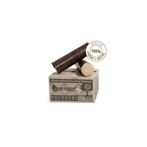 Bois Densifié Premium – Palette de 80 Cartons 100% Feuillus (Chêne & Hêtre)
