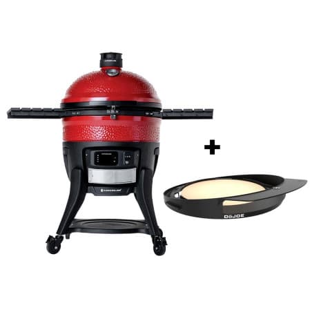 Pack barbecue Konnected Big Joe + Four à pizza DoJoe - Kamado Joe