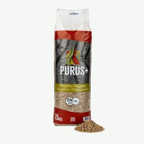 Purus+ Pellets 15 kg – Granulés 100 % Résineux – ENplus A1