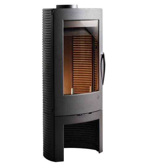 Poêle à bois ARGOS – Invicta, 12 kW, Moderne Anthracite, Rendement 75%
