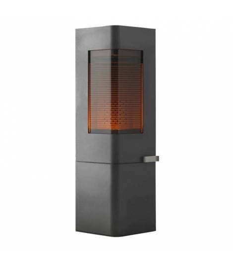 Poêle à bois MOAÏ – Invicta | 8 kW, Fonte Anthracite, Moderne, 7 étoiles Flamme Verte