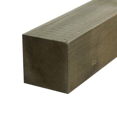 Poutre Bois Traité Classe 3 Sapin/Épicéa 140x140 mm – 2,4 m pour Usage Extérieur