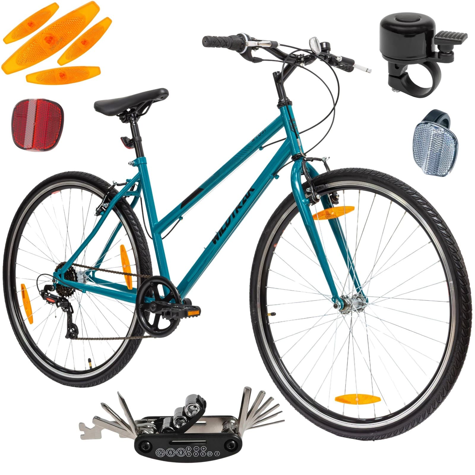 Trekkingfahrrad 28 Zoll Wildtrak WT031EU Tourenrad Herren Damen