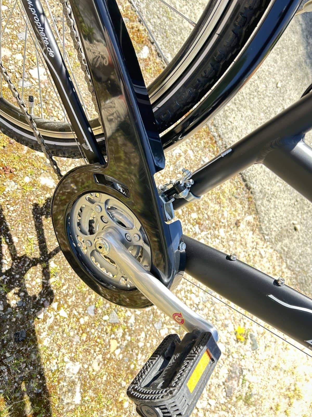 Damenfahrrad 28 Zoll 8 Gang Touring Alu Rex Schwarz Noch Nie Gefahren  worden .
