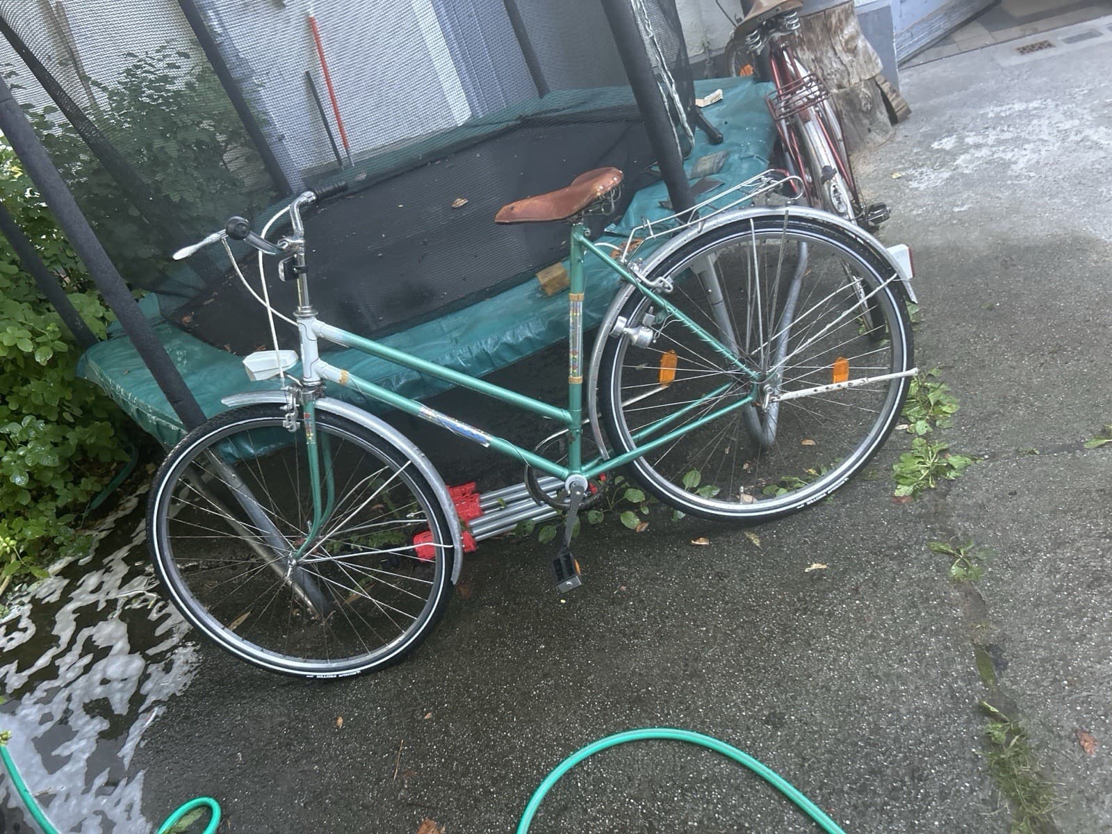MIFA DDR Damenfahrrad 28 Zoll – Grün-Türkis mit Chromdetails