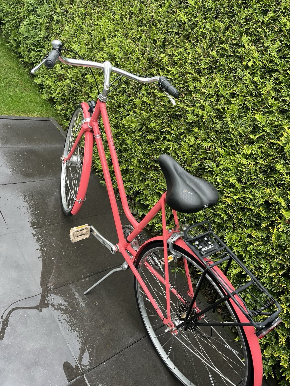 Neupreis 1500€ Damen Fahrrad Korallrot 6-Gang Gepäckträger Handmade Österreich