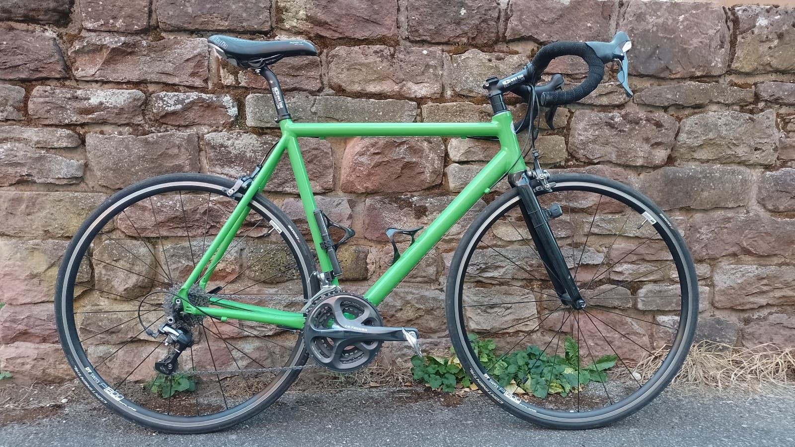 Rennrad CUST TEC ALU Superlight RH 58 Kawa-Grün (RAL6018) gebraucht