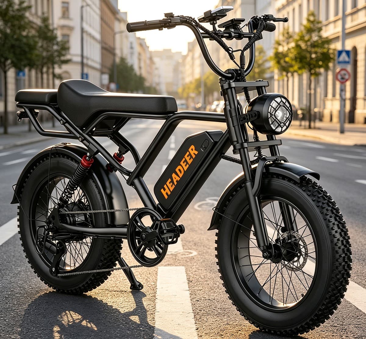 BK20 E-Bike 20 Zoll Off-Road Elektrofahrrad 750W 48V Headeer BK20 FatBike 80KM