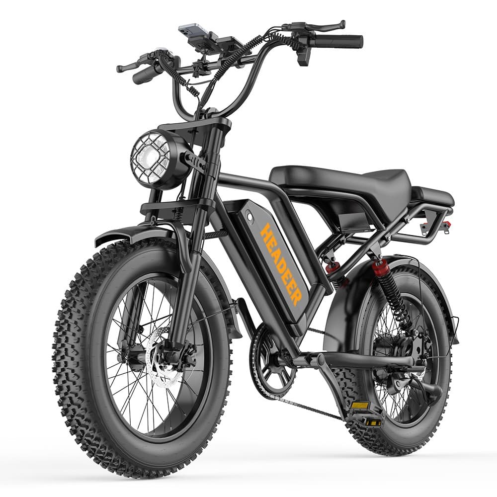 HEADEER BK20 E-Bike E-MTB 750W 48V 20Zoll Off-Road Elektrofahrrad Fat EBike 80KM