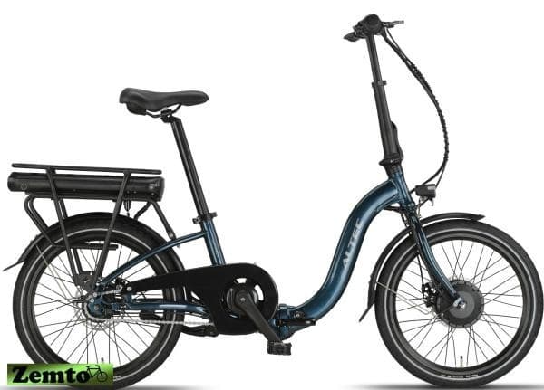 Altec Klapprad Elektrofahrrad 7 Gang 20 Zoll 468 WH Petrol Blau