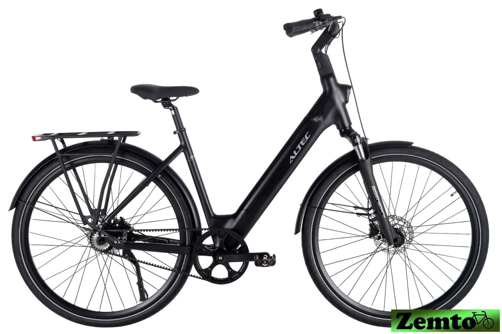 Damen Elektrofahrrad Move, Riemenantrieb, Hydr. Bremsen, 7 Gang, schwarz