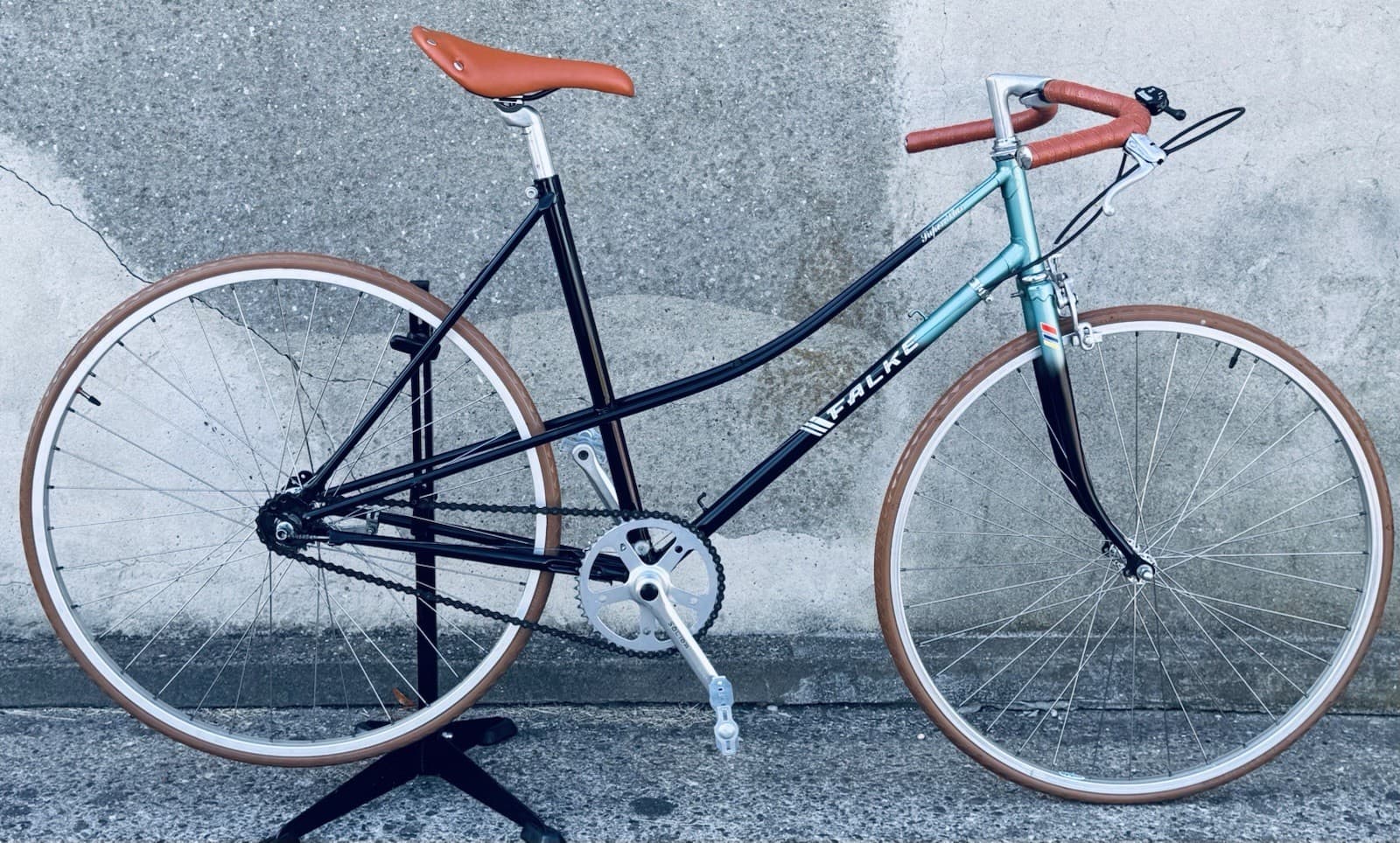 MIXTE Café Racer FALKE Stahlrahmen 9,5Kg  Halbrenner Wie  Neu