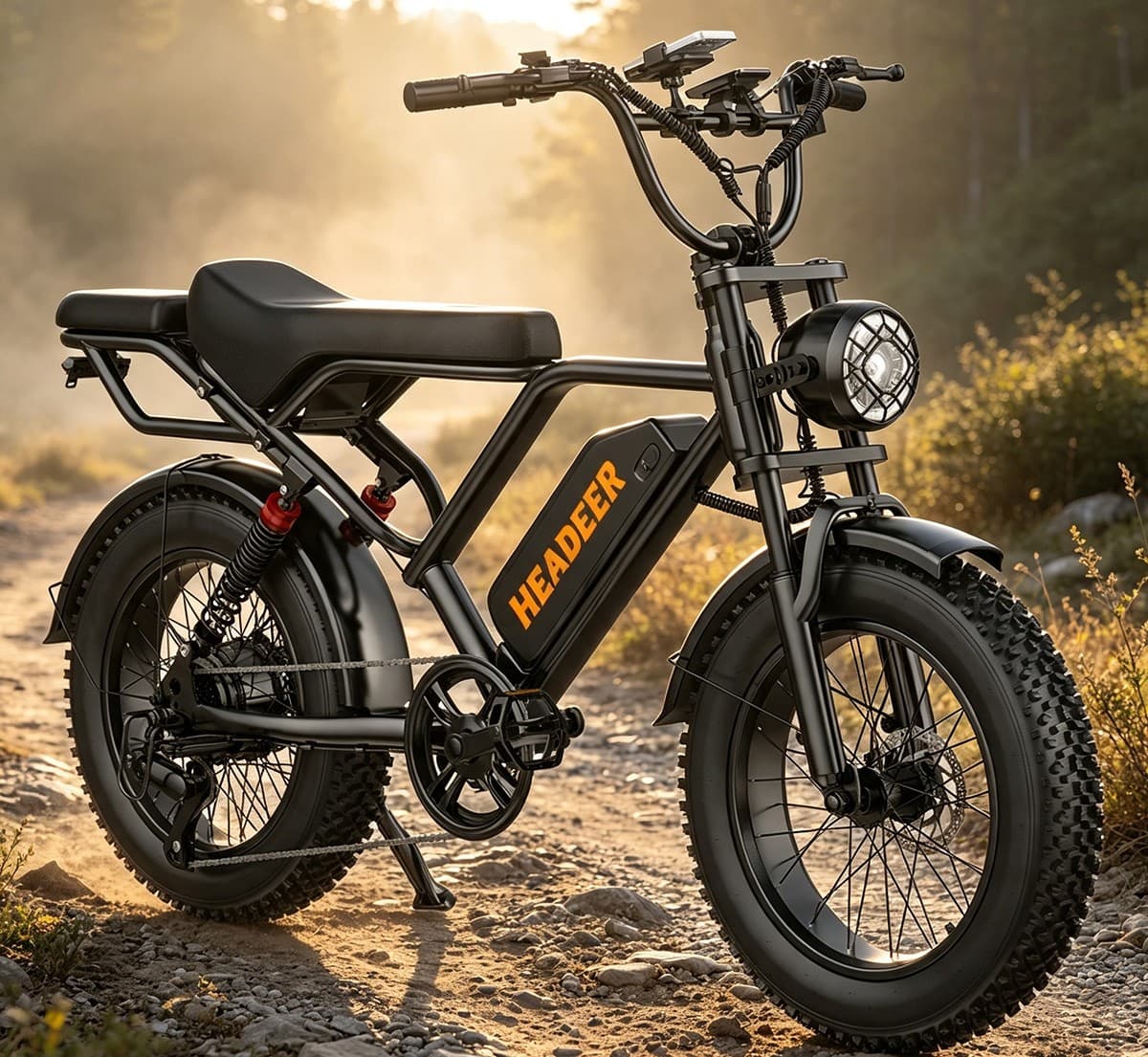 E-MTB HEADEER BK20 20 Zoll Off-Road Elektrofahrrad 750W 48V E-Bike 80KM FatBike